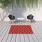 Homeroots 5 x 8 ft. Red & Ivory Trellis Indoor & Outdoor Area Rug 388661 - alternate 4